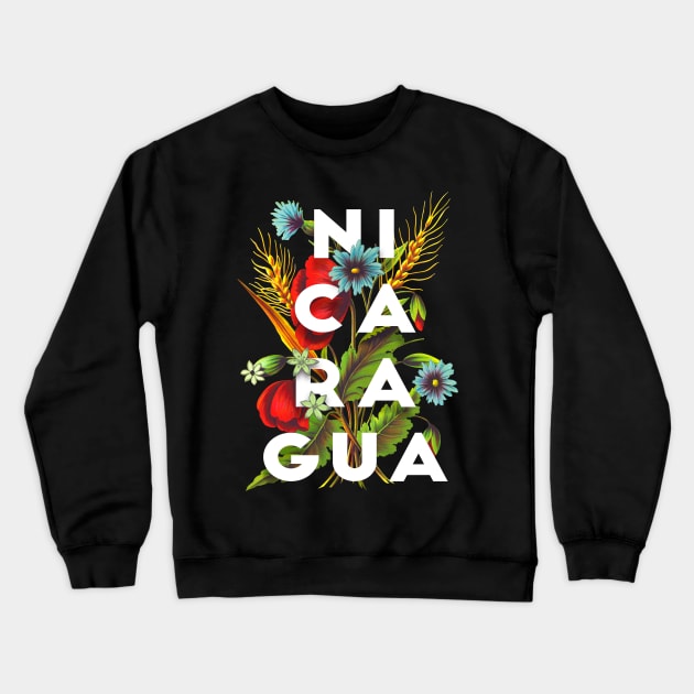 Nicaragua Proud Flag, Nicaragua gift heritage, Nicaraguan girl Boy Friend Nicaraguaense Crewneck Sweatshirt by JayD World